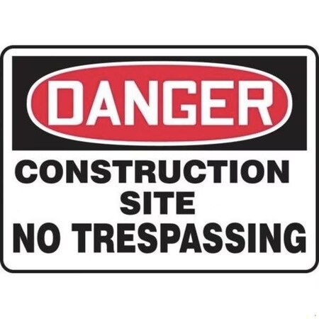 Accuform OSHA DANGER SAFETY SIGN CONSTRUCTIO MCRT115XL MCRT115XL